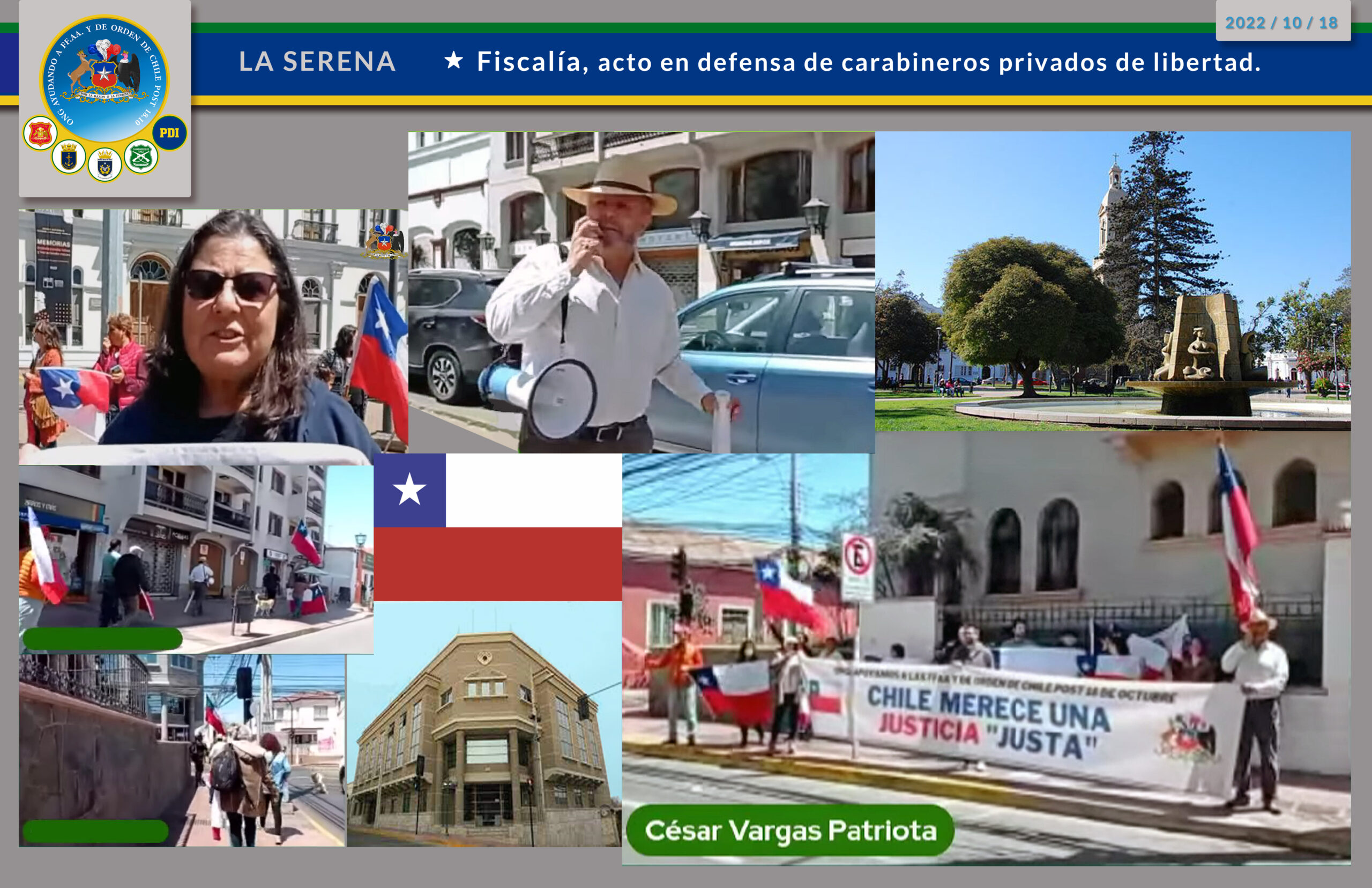 En este momento estás viendo Fiscalía, acto en defensa de carabineros privados de libertad.