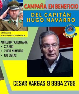 Lee más sobre el artículo CAMPAÑA EN BENEFICIO DEL CAPITÁN HUGO NAVARRO CORVALÁN