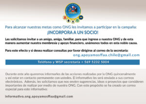 Lee más sobre el artículo INFORMATIVO & CAMPAÑA INCORPORA A UN SOCIO